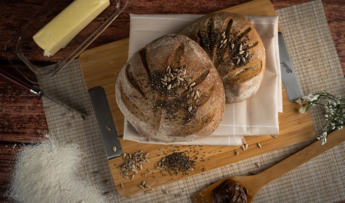 Mangbrot con semillas